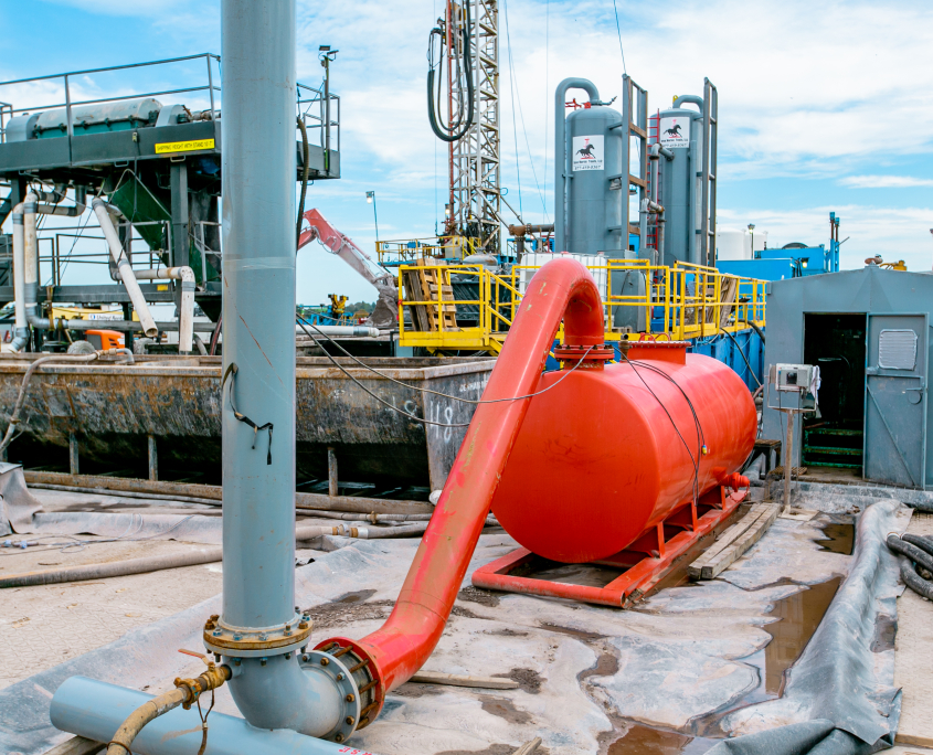 AirBuster shale gas separator and catch can with alarms AirBuster shale gas separator and catch can with alarms